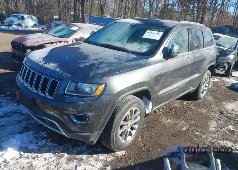 2016 Jeep Grand Cherokee Limited z USA, uszkodzony, nr VIN 1C4RJFBG8GC472053